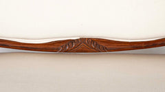 19th Century Carved Wood French Settee from Burgundy