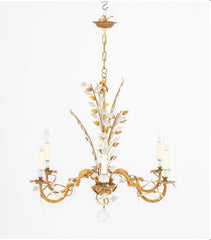 Mid-Century French Maison Bagues Style Chandelier