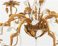 Mid-Century French Maison Bagues Style Chandelier