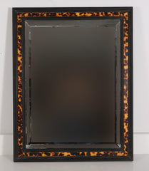 20th Century Decorative Faux Tortoiseshell Mirror