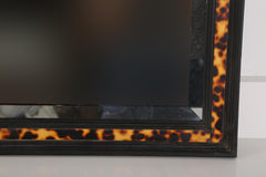 20th Century Decorative Faux Tortoiseshell Mirror