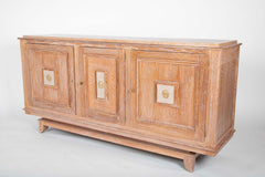 A Cerused Oak Credenza in the Manner of Andre Arbus