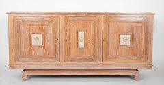 A Cerused Oak Credenza in the Manner of Andre Arbus