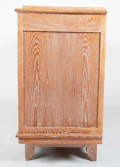A Cerused Oak Credenza in the Manner of Andre Arbus