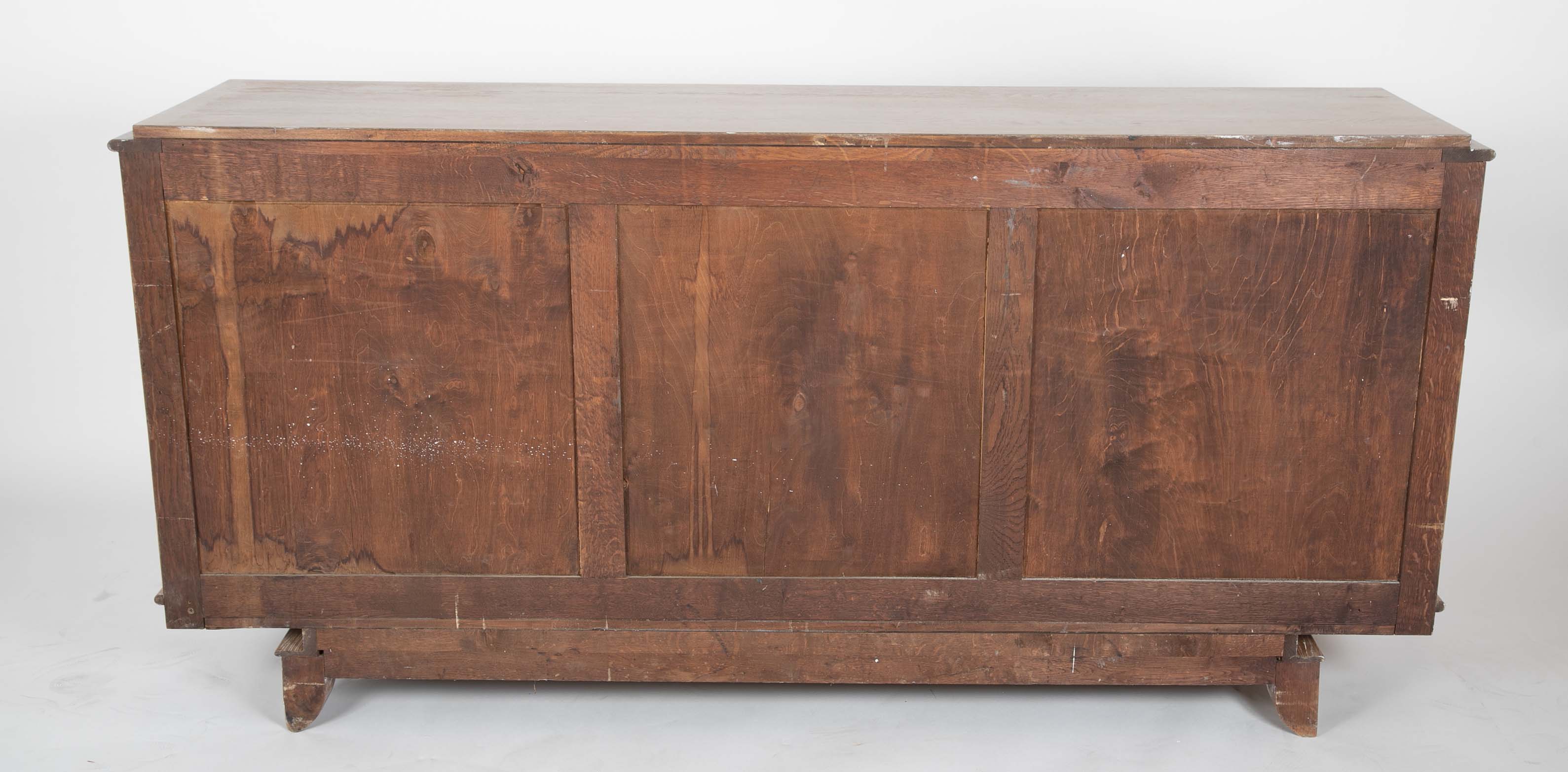 A Cerused Oak Credenza in the Manner of Andre Arbus