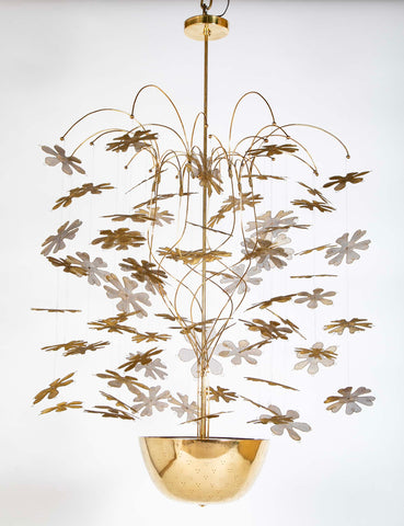 Snowflake Chandelier in the in the Style of Paavo Tynell "Fantasia Series"