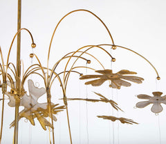 Snowflake Chandelier in the in the Style of Paavo Tynell "Fantasia Series"