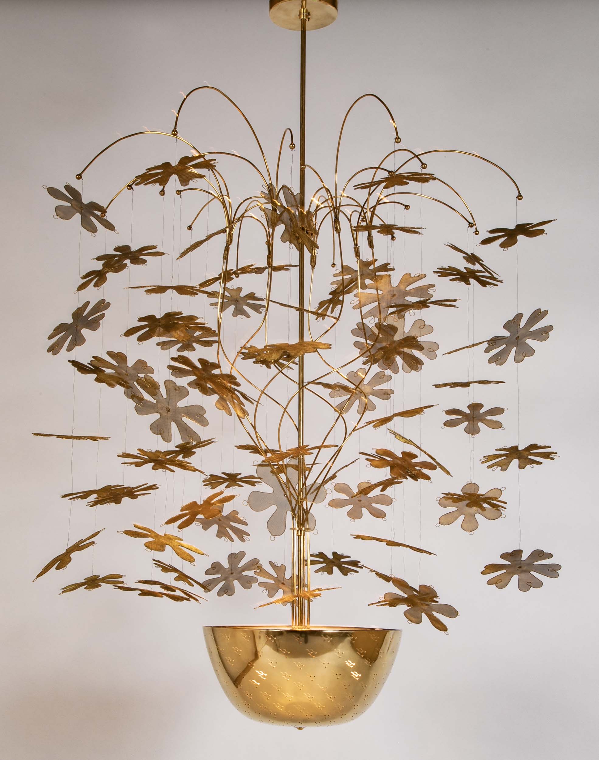 Snowflake Chandelier in the in the Style of Paavo Tynell "Fantasia Series"
