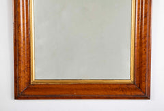 A Wonderful 19th Century Burled Elm Frame Mirror