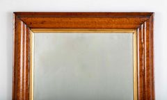 A Wonderful 19th Century Burled Elm Frame Mirror