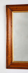A Wonderful 19th Century Burled Elm Frame Mirror