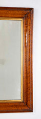 A Wonderful 19th Century Burled Elm Frame Mirror