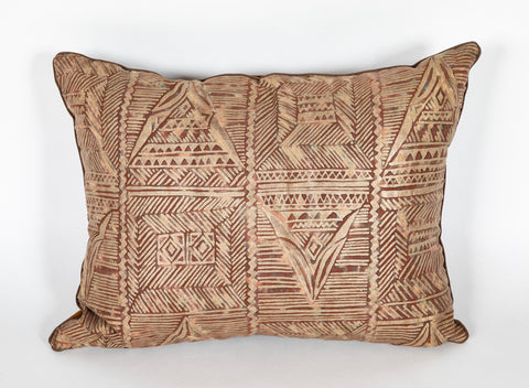 Pair of Brown Fortuny Pattern Pillows       Also Priced Individually