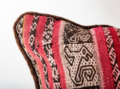 A Similar Pair of Pillows in South American Hand Woven Textile  May be Sold Individually