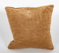 An 18th Century Tapestry now a Pillow with Velvet Backing