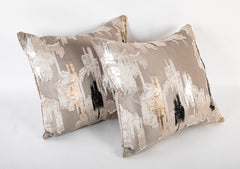 Pair of Contemporary Dedar Fabric Pillows  -  Priced Individually