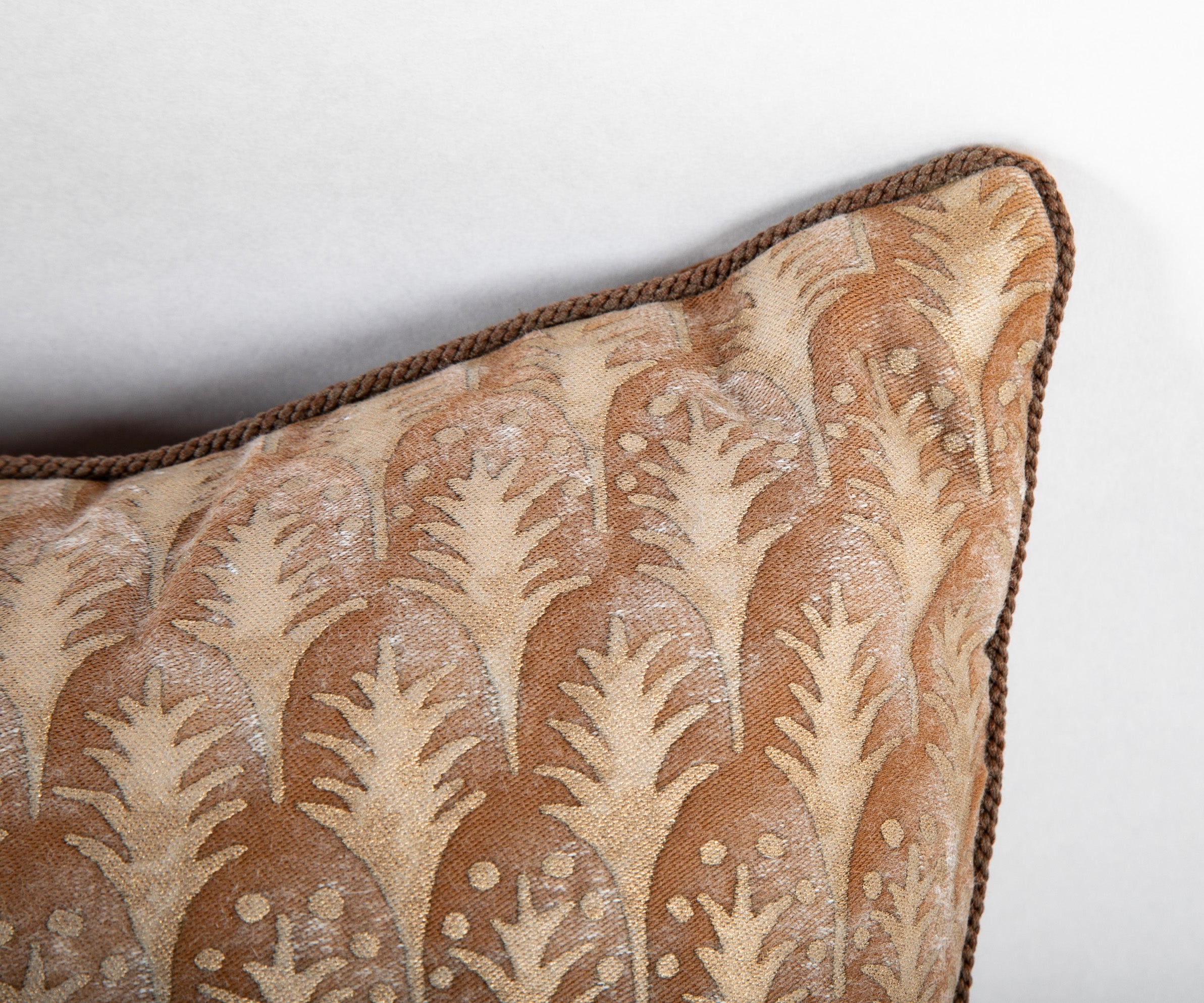 Pair of Fortuny Plumette Pattern Pillows - Also Priced Individually