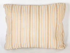 Pair of Cream & Gold Fortuny Malmaison Pattern Pillows  -  Priced Individually