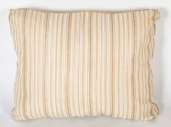 Pair of Cream & Gold Fortuny Malmaison Pattern Pillows  -  Priced Individually