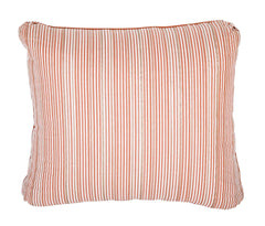 Pair of Fortuny Pillows with Malmaison Pattern in Rust, Cream & Gold  -  Priced Individually