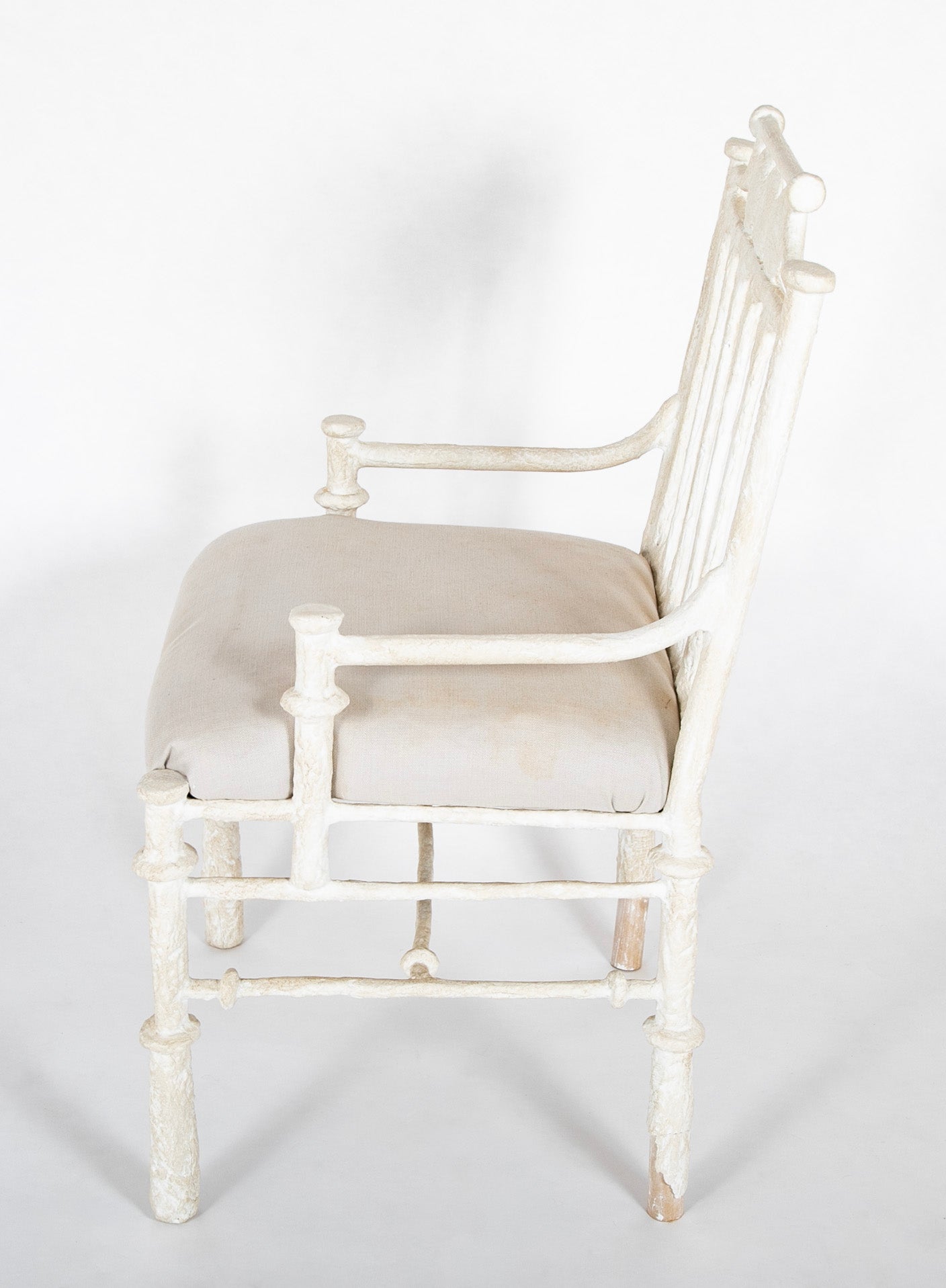 Four Plaster on Metal Chairs Four Plaster on Metal Chairs