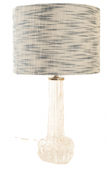 A Clear Glass Lamp by Orrefors