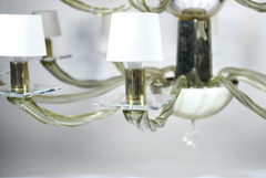 A Large Donghia 15 Arm Murano Glass Chandelier