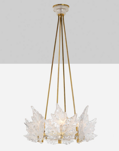 A Lalique 'Champs-Elysees" Chandelier