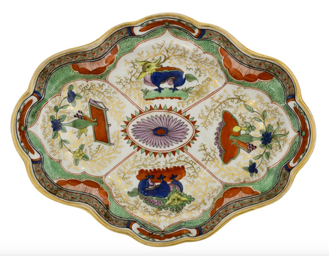 A Large Dragons in Compartments Serving Dish