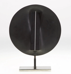 A Bronze and Chrome Sculpture by James Wines