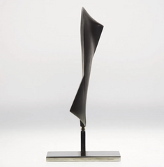 A Bronze and Chrome Sculpture by James Wines