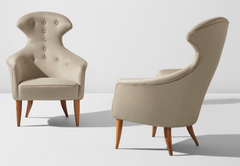 A Pair of Kerstin Horlin-Holmauist "Eva" Chairs