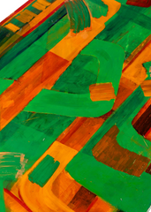 A Unique Painted Dining Table by Jim Partridge and Nick Bodimeade