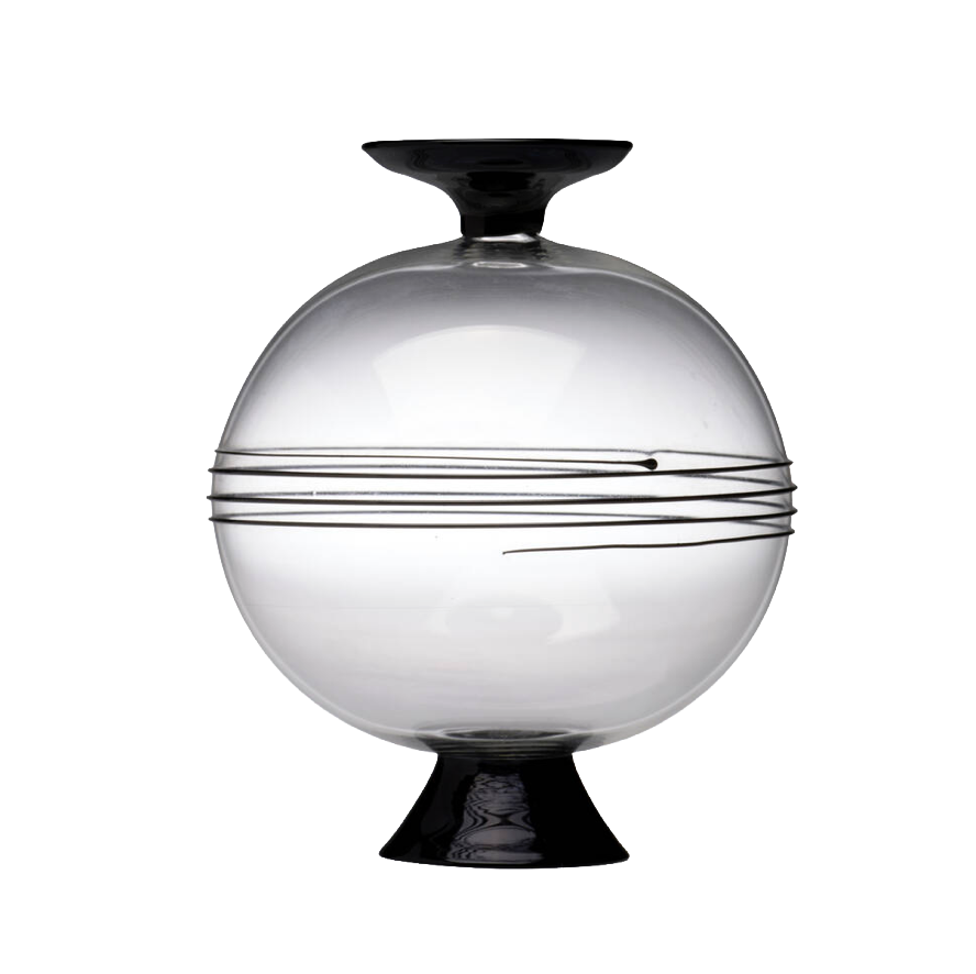 Murano handblown glass vase by Pauly & C.