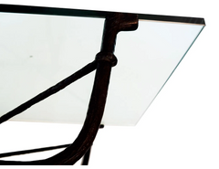A Bronze Table In The Manner of Giacometti By Christopher Chodoff