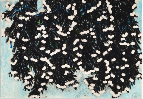 Donald Sultan,  Mimosa With Green