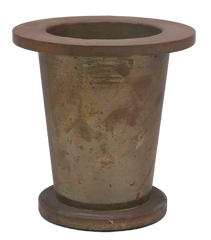 Heavy Antique Patinated Bronze Vase