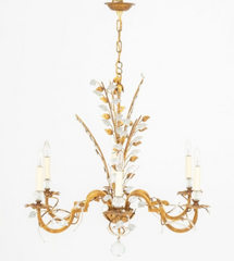 Mid-Century French Maison Bagues Style Chandelier