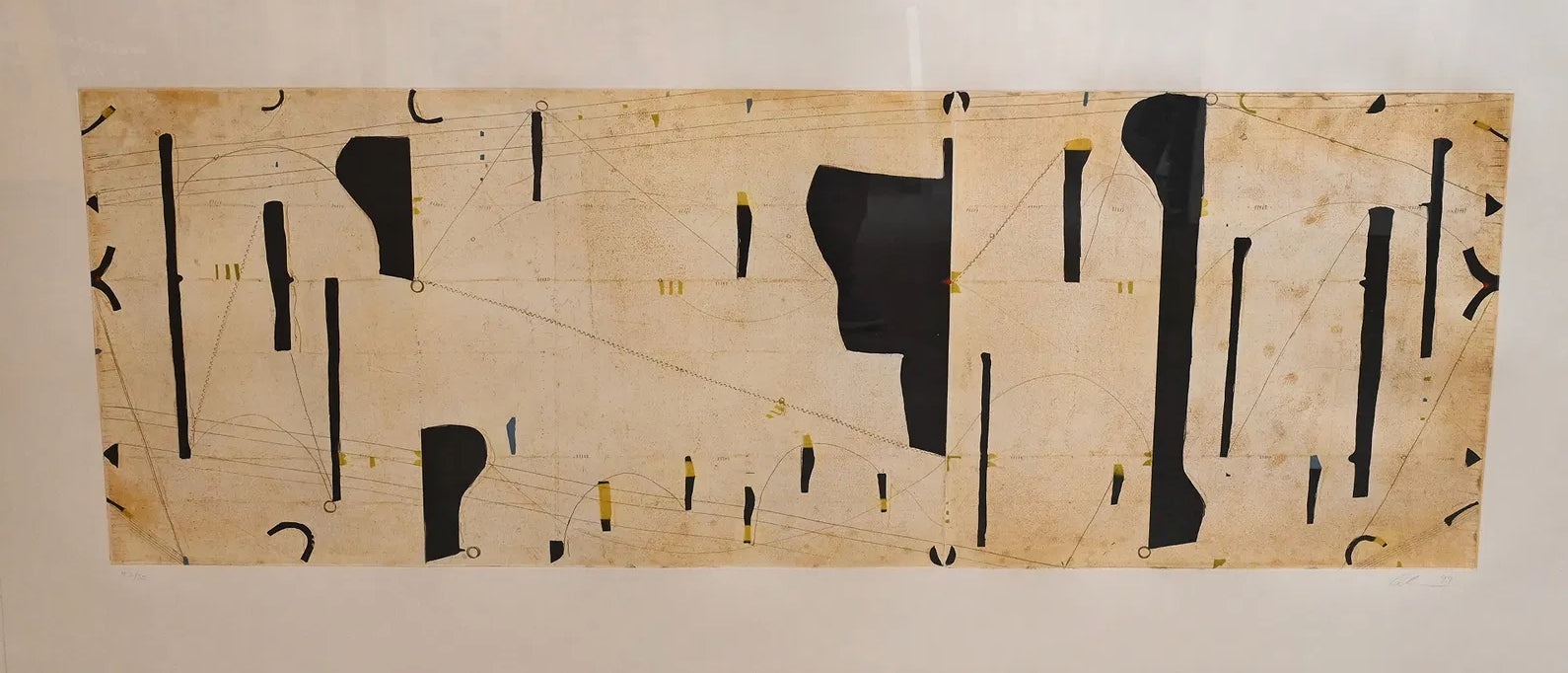 Etching with Aquatint "Untitled Invention" by Caio Fonseca (American b.1959)