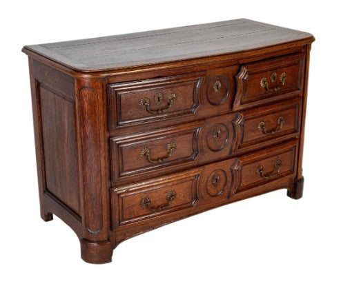 Provincial Carved Oak Chest