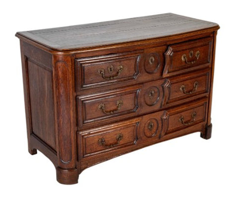 Provincial Carved Oak Chest