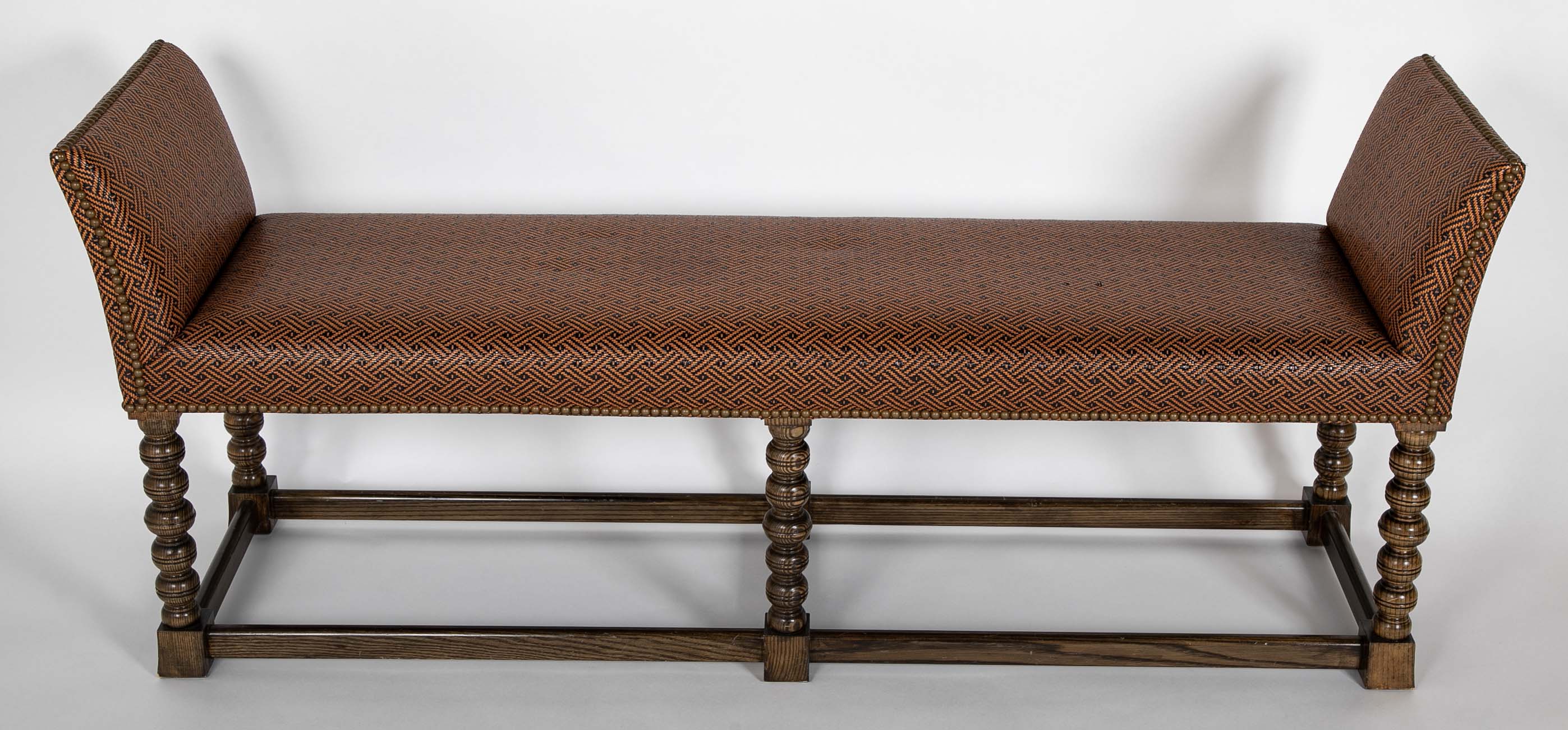Jacobean Style Barley Twist Bench by John Rosselli