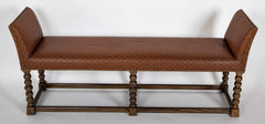 Jacobean Style Barley Twist Bench by John Rosselli