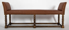 Jacobean Style Barley Twist Bench by John Rosselli