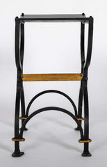 A French Mid-Century Iron Stool