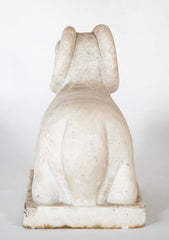 A Pair of Early 20th Century Carved Stone Rams