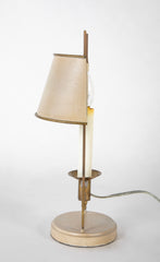 Pair of Mid-Century Adjustable French Bouillotte Lamps