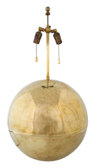 Karl Springer Brass Sphere Lamp