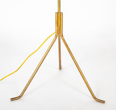A Pair of French Mid-Century Bronze Floor Lamps