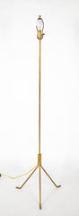 A Pair of French Mid-Century Bronze Floor Lamps